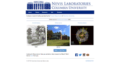 Desktop Screenshot of nevis.columbia.edu